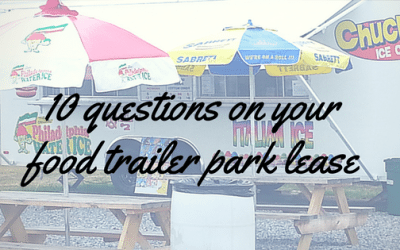 10 questions to ask on your Food Trailer Park lease